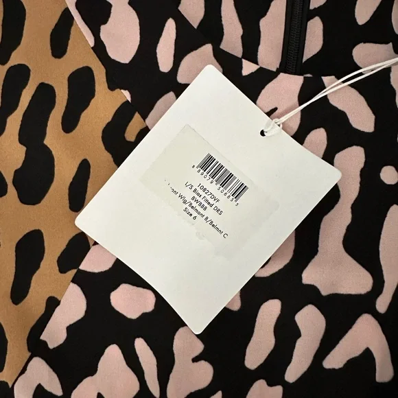 **DVF** NWT leopard print dress SIZE 6 - Picture 7 of 7